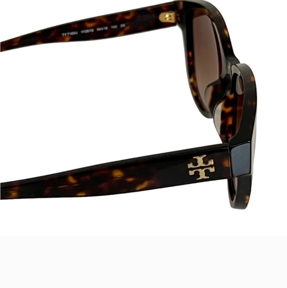 Tory Burch Acetate Tortoise Shell Cateye Sunglasses NWT - Picture 6 of 7